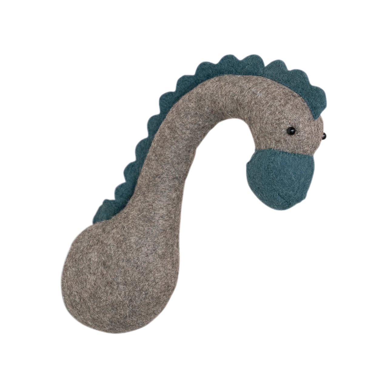 Hello Honey® Gray & Blue Wool Felt Wall Hanging Dinosaur Head Décor